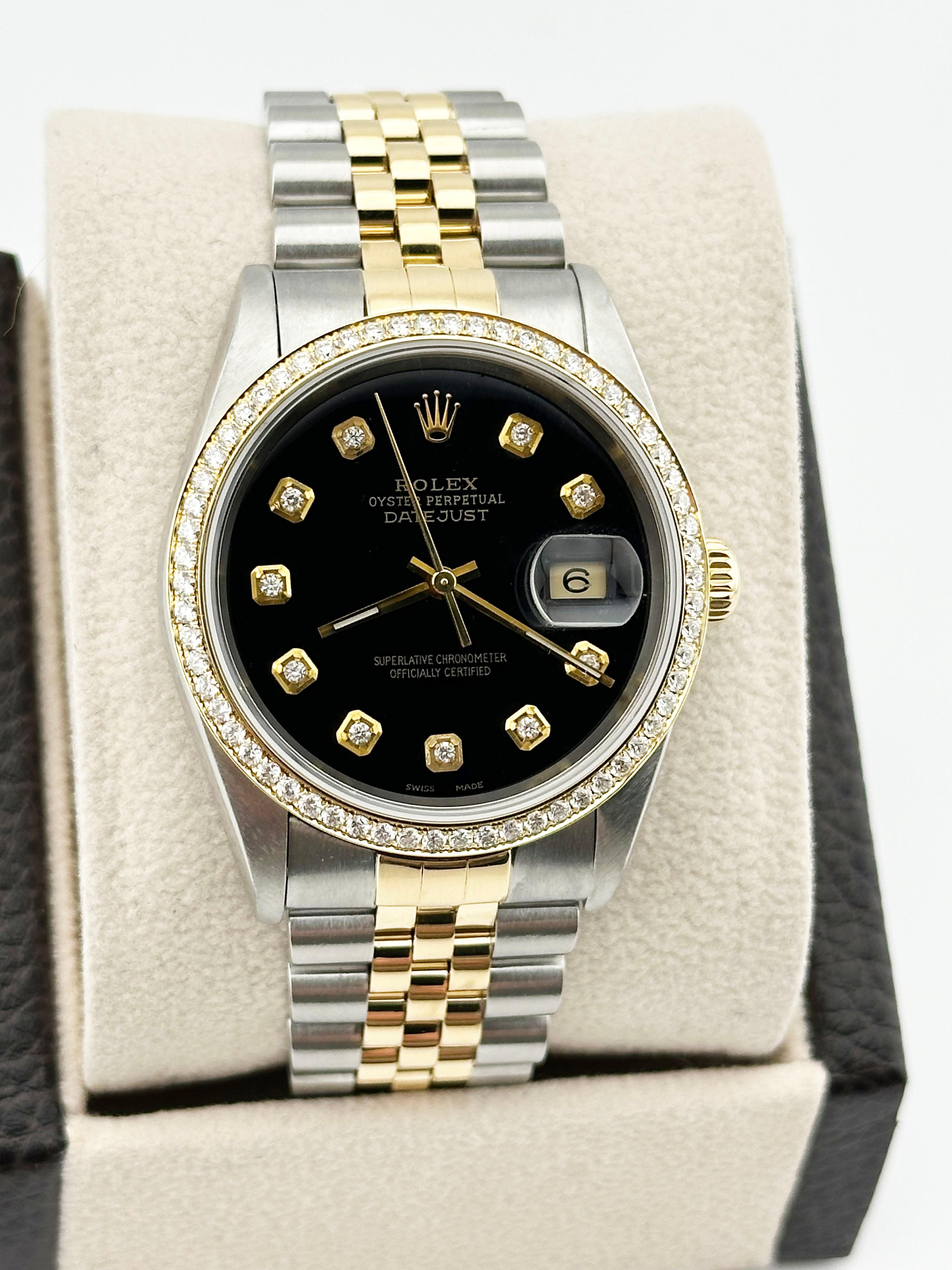 Numero di stile: 16263



Anno: 2001

 

Model: Rolex Datejust 

 

Materiale della cassa: Acciaio inossidabile 

 

Fascia: oro giallo 18 carati e acciaio inossidabile 

  

Lunetta: lunetta personalizzata con diamanti 

  

Quadrante: quadrante