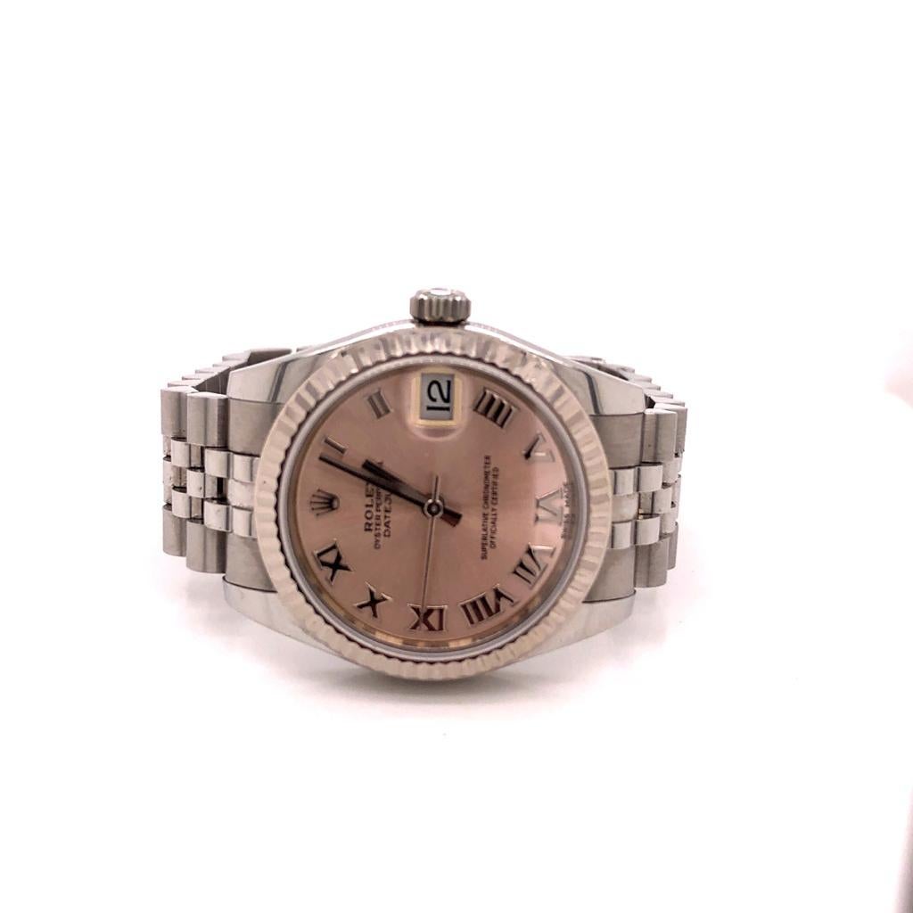 Women's or Men's Rolex Datejust 178274 Womens Wrist Watch in 18kt Stainless Steel/White Gold 2019
