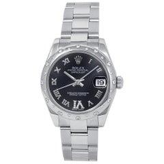 Rolex Datejust 178344, Black Dial, Certified and Warranty