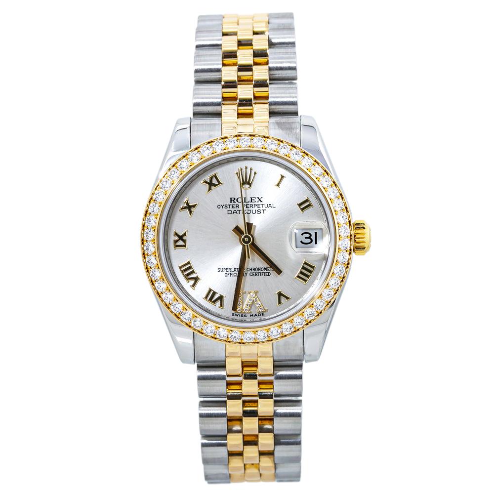 Rolex Datejust 178383 18k Factory Diamond Bezel 
Dial Box 
Paper For Sale