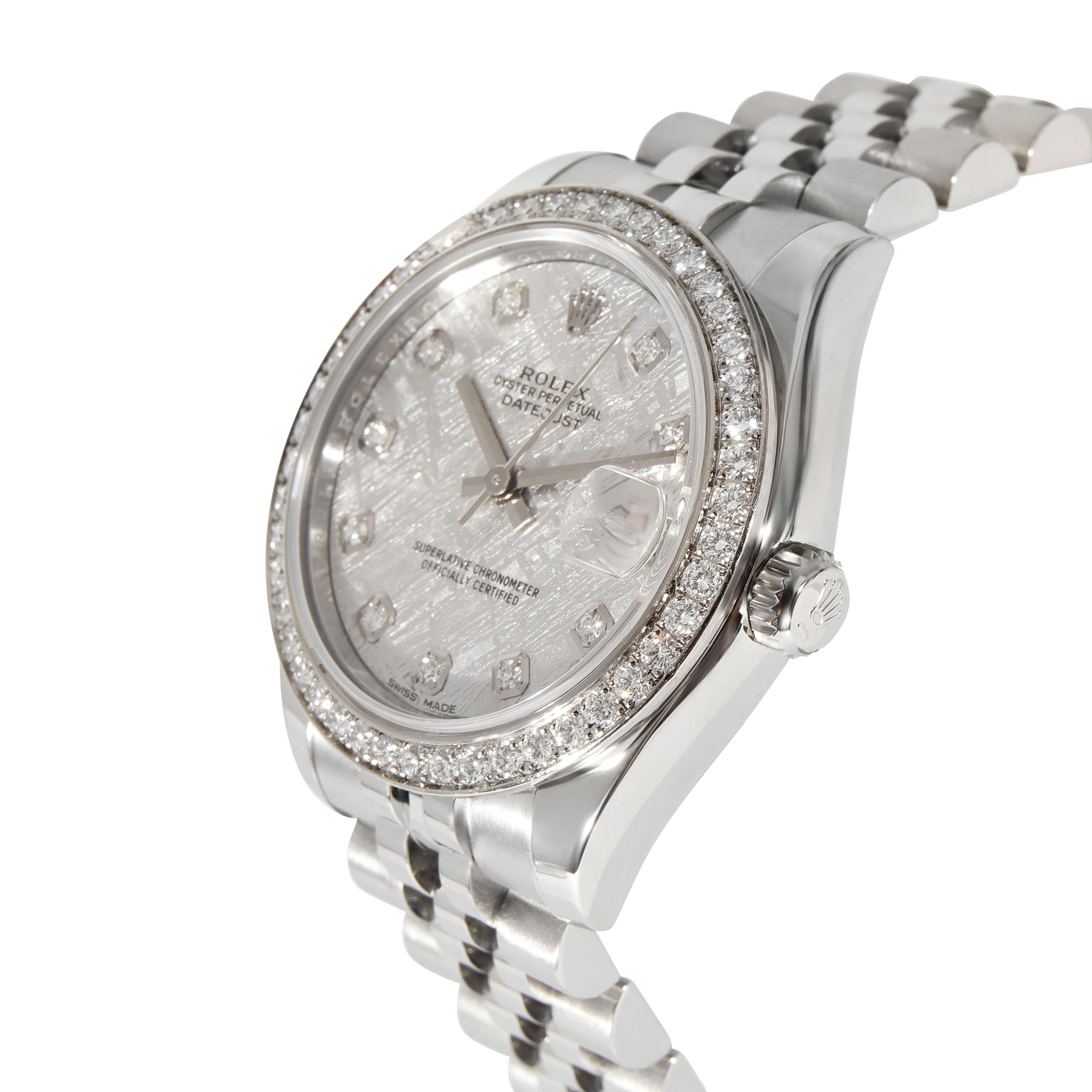 Rolex Datejust 178384 Unisex-Uhr aus 18kt Edelstahl/Weißgold 2