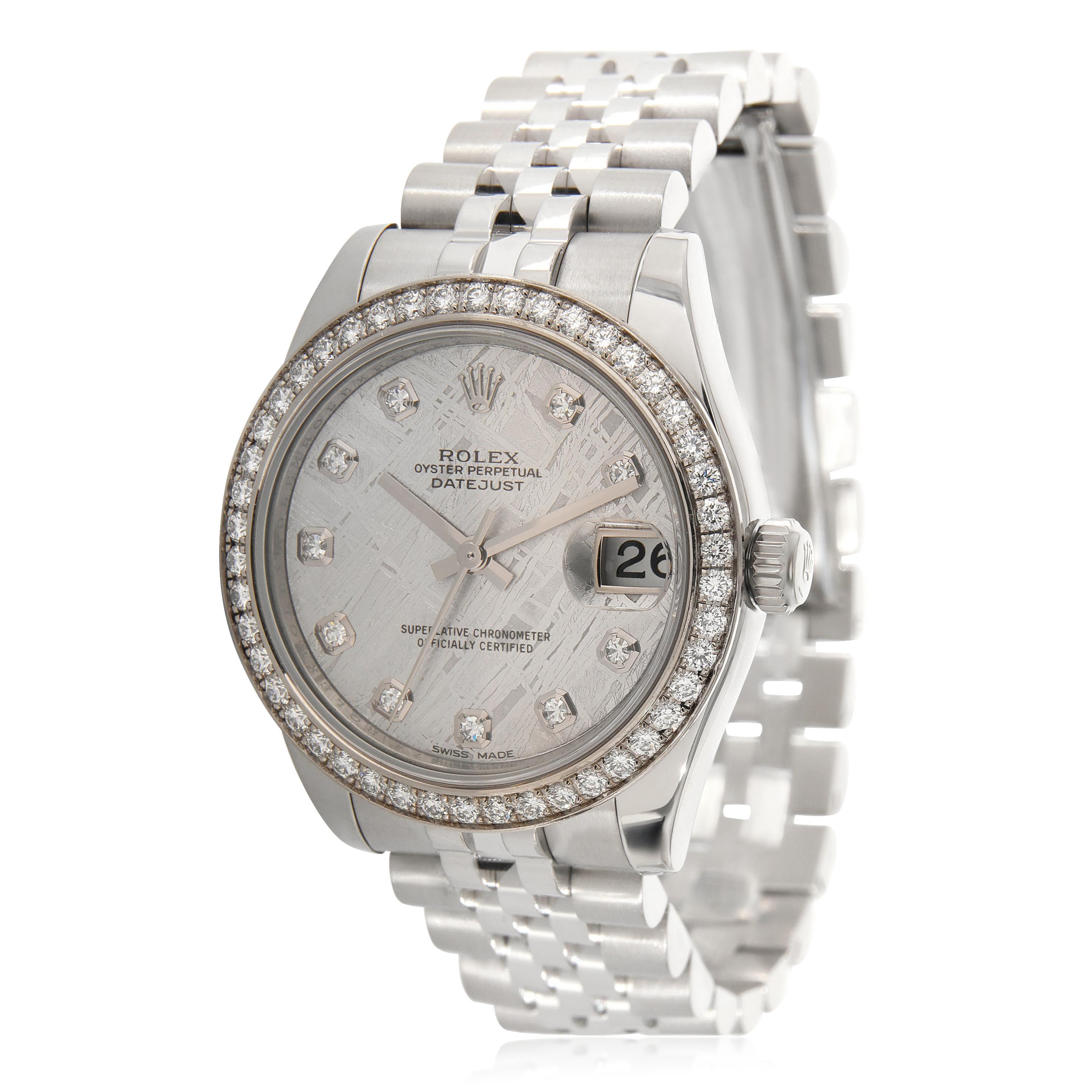 Rolex Datejust 178384 Unisex-Uhr aus 18kt Edelstahl/Weißgold 3