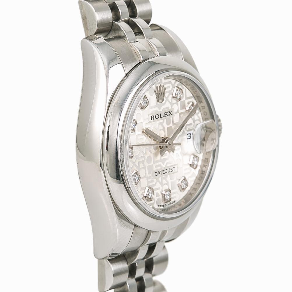 Contemporary Rolex Datejust 179160, White Dial, Certified and Warranty For Sale