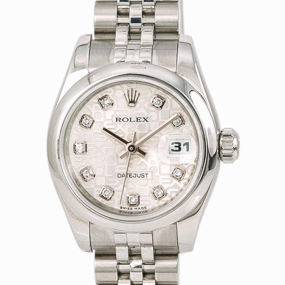 Rolex Datejust 179160, White Dial, Certified and Warranty In Excellent Condition For Sale In Miami, FL