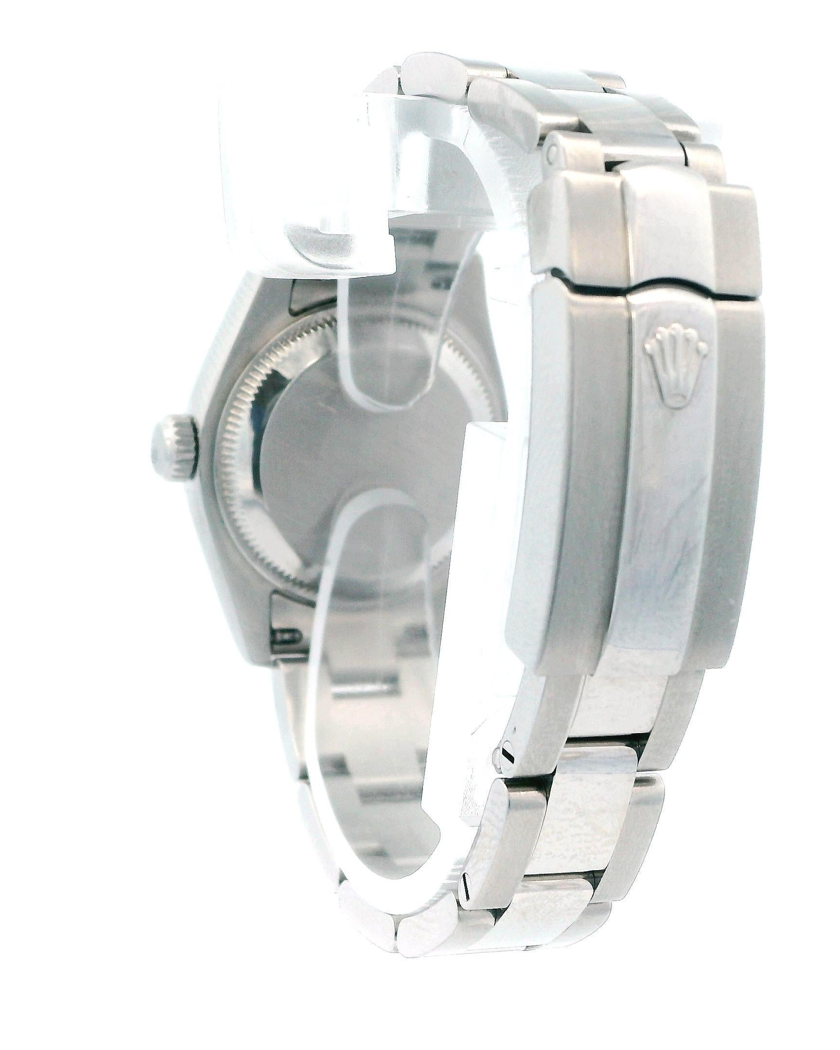 Rolex Montre Datejust 179160 en acier inoxydable avec cadran blanc pour femmes Pour femmes en vente
