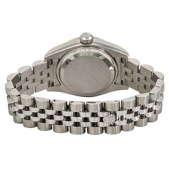 Rolex Datejust 179160 Womens Automatic Watch Factory Diamond Dial Stainless