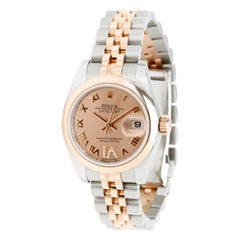 Rolex Datejust 179161 Women's Watch in 18 Karat Stainless Steel/Rose Gold