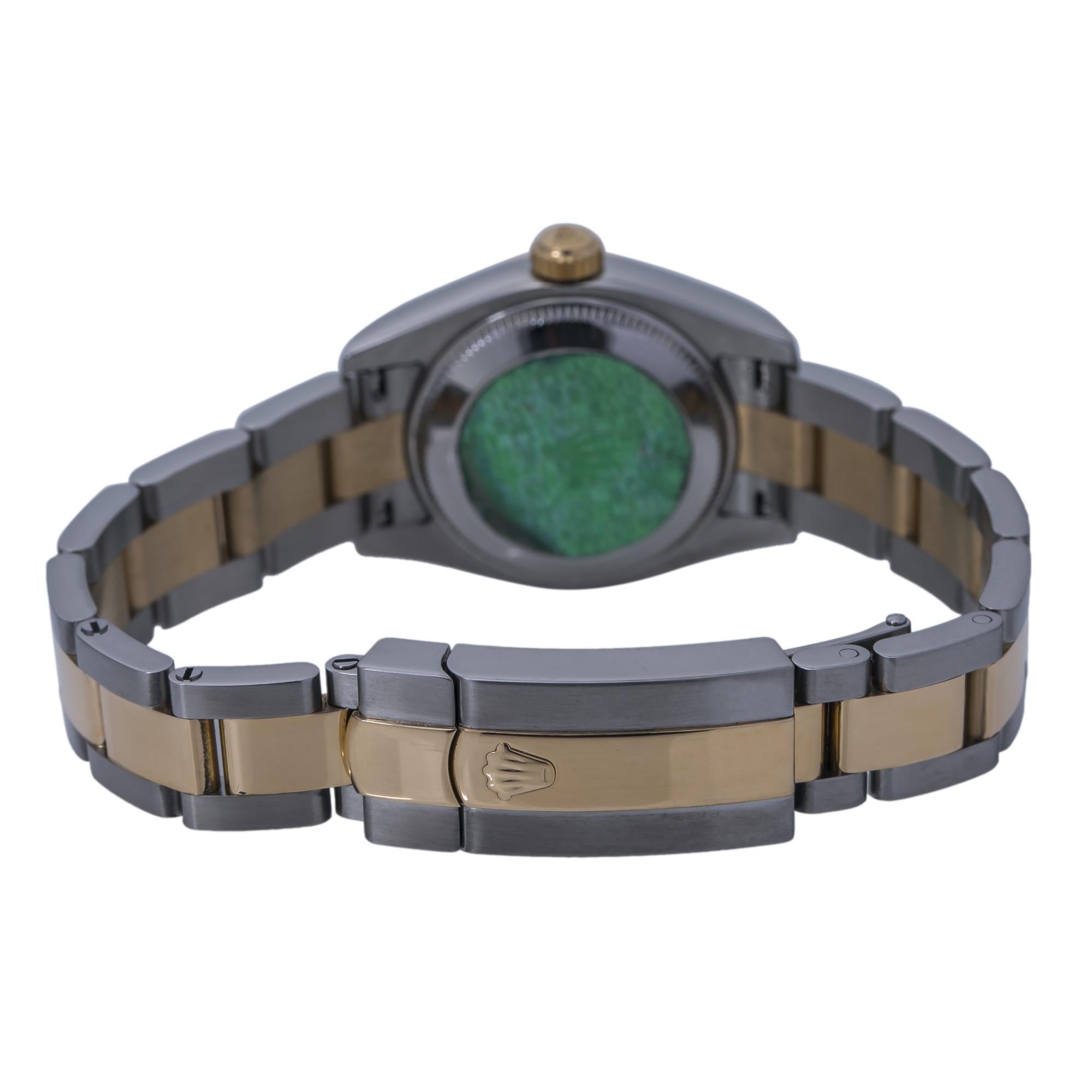 Rolex Datejust 179163 Lady's Automatic Watch Oyster Bracelet 18k Two-Tone 26MM
