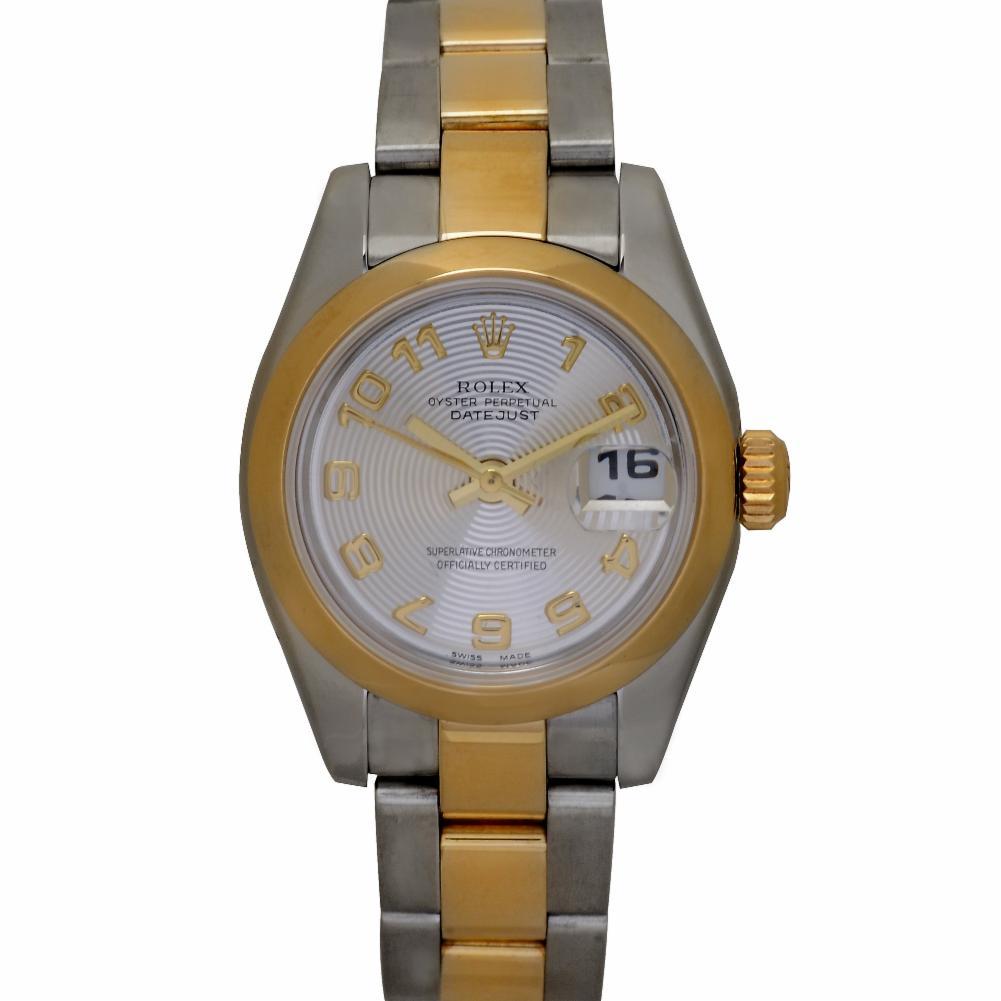 Rolex Datejust 179163 Women’s Automatic Watch 18 Karat Yellow Gold Oyster Band For Sale