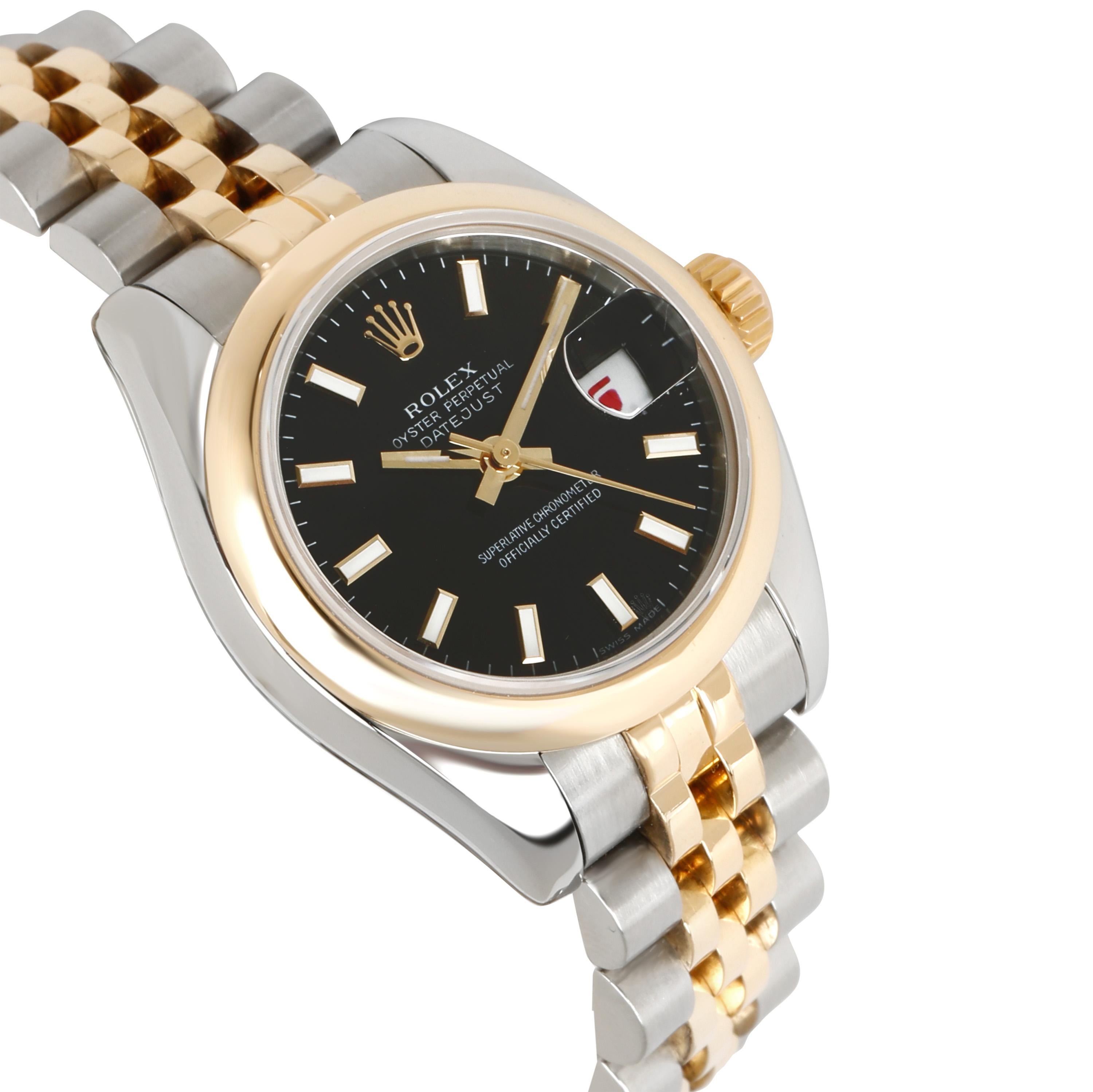 Rolex Datejust 179163 Women's Watch in 18 Karat Stainless Steel/Yellow Gold 1
