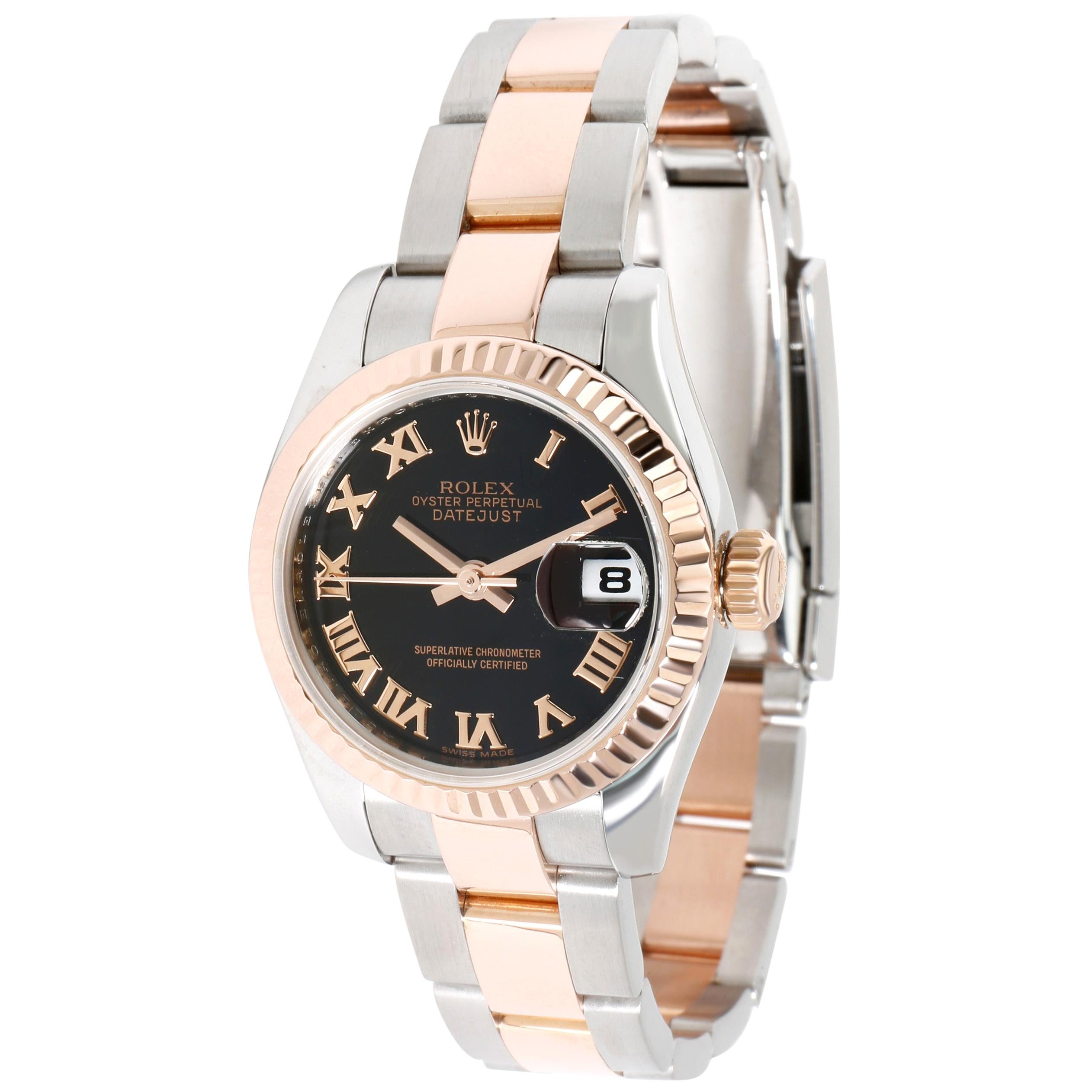 Rolex Datejust 179171 Women's Watch in 18 Karat Stainless Steel/Rose Gold
