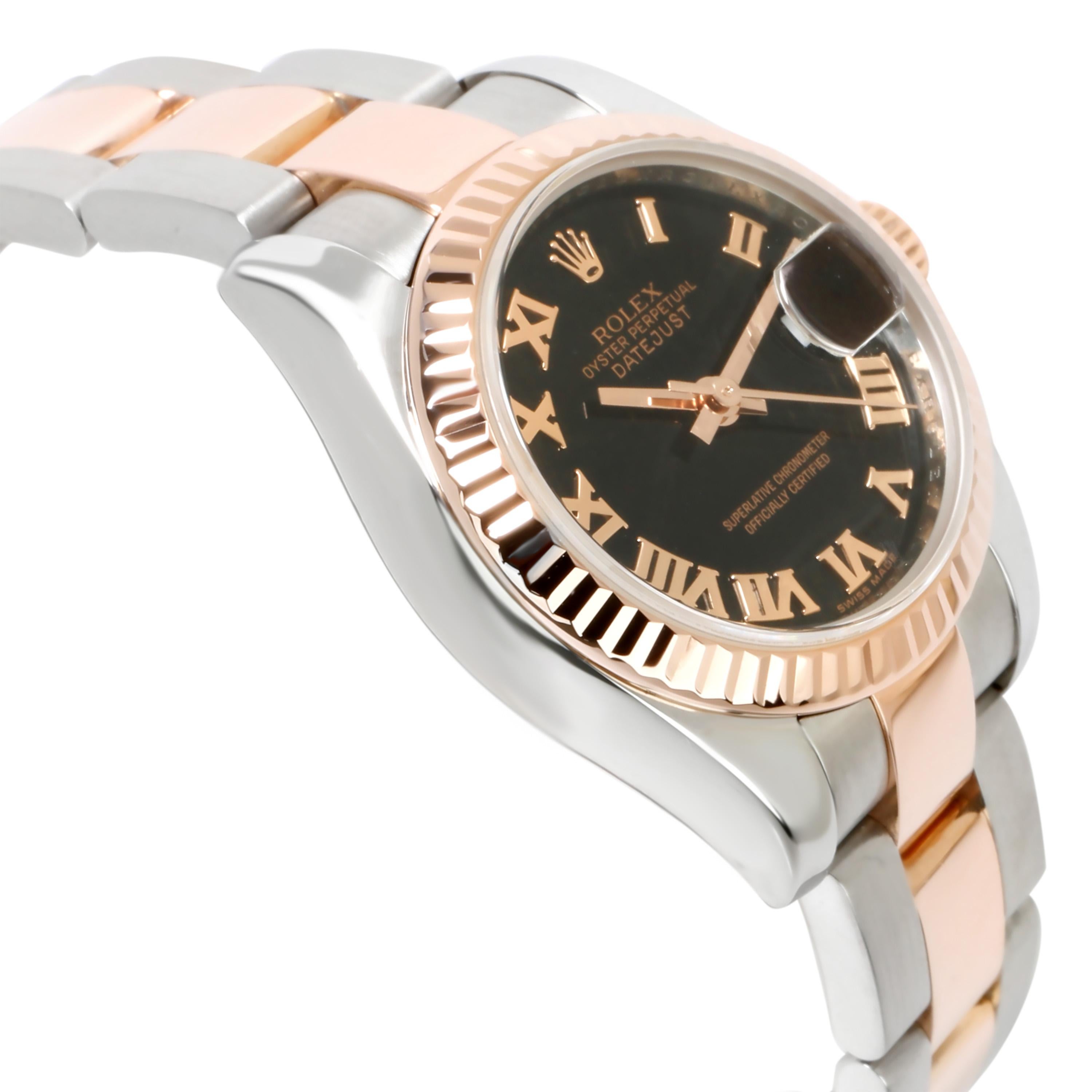 Rolex Datejust 179171 Women's Watch in 18 Karat Stainless Steel/Rose Gold 1