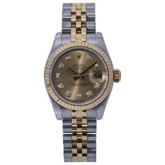 Rolex Datejust 179173, Champagne Dial, Certified and Warranty