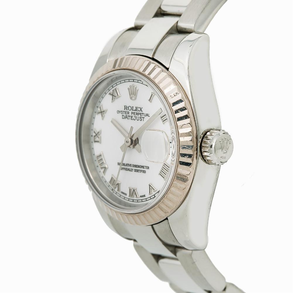 Rolex Datejust 179174, White Dial, Certified and Warranty For Sale 1