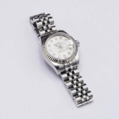 Rolex Datejust 179174 Diamond Silver Dial Ladies Watch Box Papers