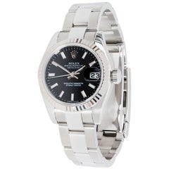 Rolex Datejust 179174 Ladies Watch in 18 Karat White Gold and Stainless Steel