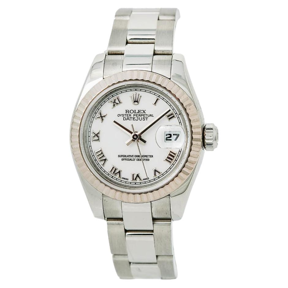 Rolex Datejust 179174 Women's Automatic Watch White Dial Stainless Steel For Sale