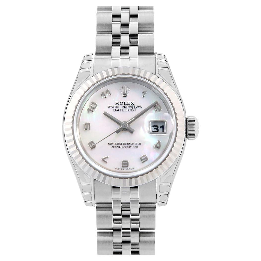 Rolex Datejust 179174NA Ladies Watch Pink Shell Dial, Arabic, D