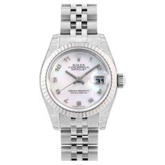 Rolex Datejust 179174NA Ladies Watch - Pink Shell Dial, Arabic, D Series, Used