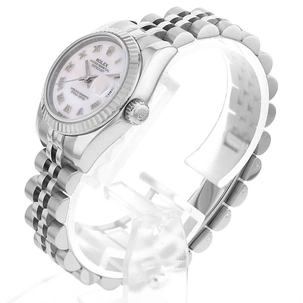 Rolex Datejust 179174NRD Pink Shell Dial, Roman Numerals, V Serial ...