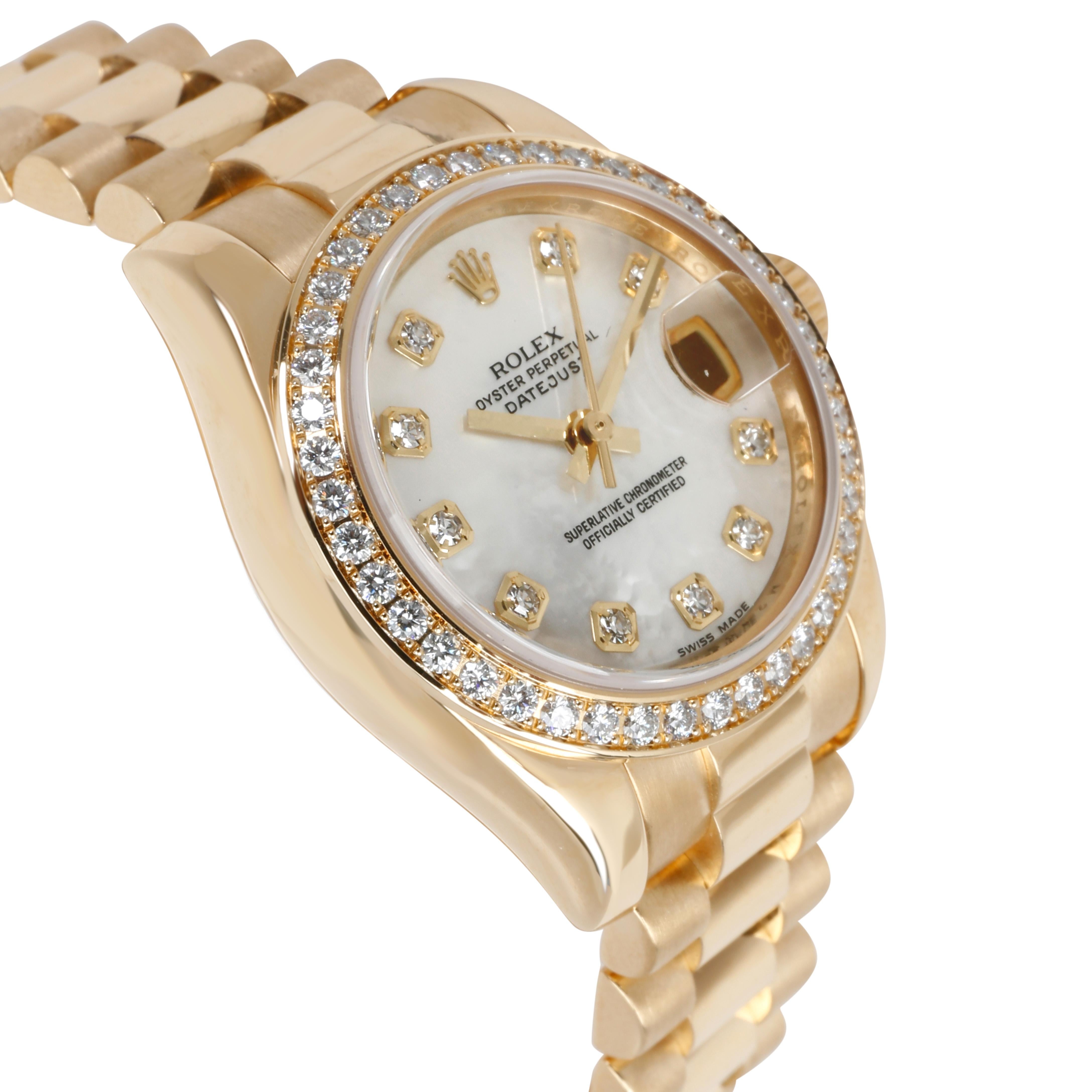 Rolex Datejust 179178 Women's Watch in 18 Karat Yellow Gold 1
