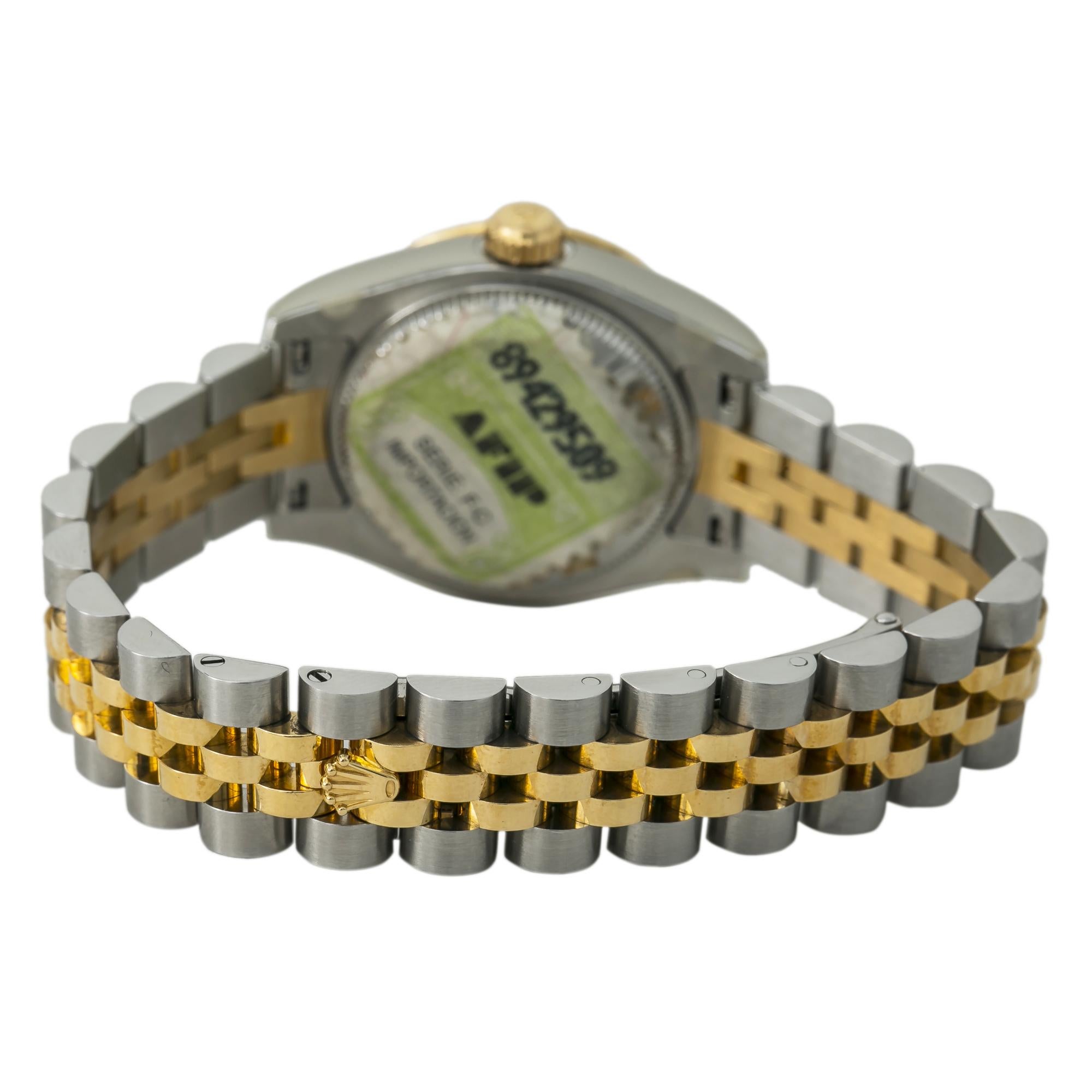 Rolex Datejust 179313 Automatic Watch W/Papers 18K Two-Tone Diamond Bezel For Sale 1