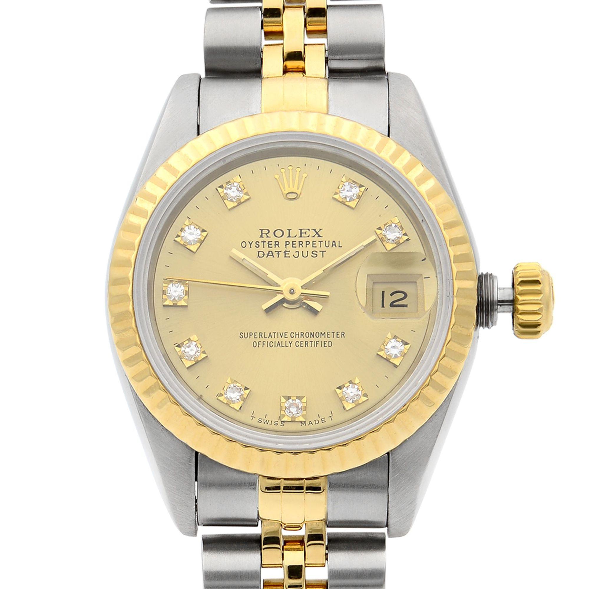 Pre Owned. No Original Box and Papers are Included. Comes with a Chronostore Presentation Box and Authenticity Card. Covered by 1-year Chronostore Warranty.


Details:
Brand Rolex
Department Women
Model Number 69173
Country/Region of Manufacture