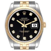 Rolex Datejust 36 Steel Yellow Gold Diamond Men's Watch 116233 Box For ...