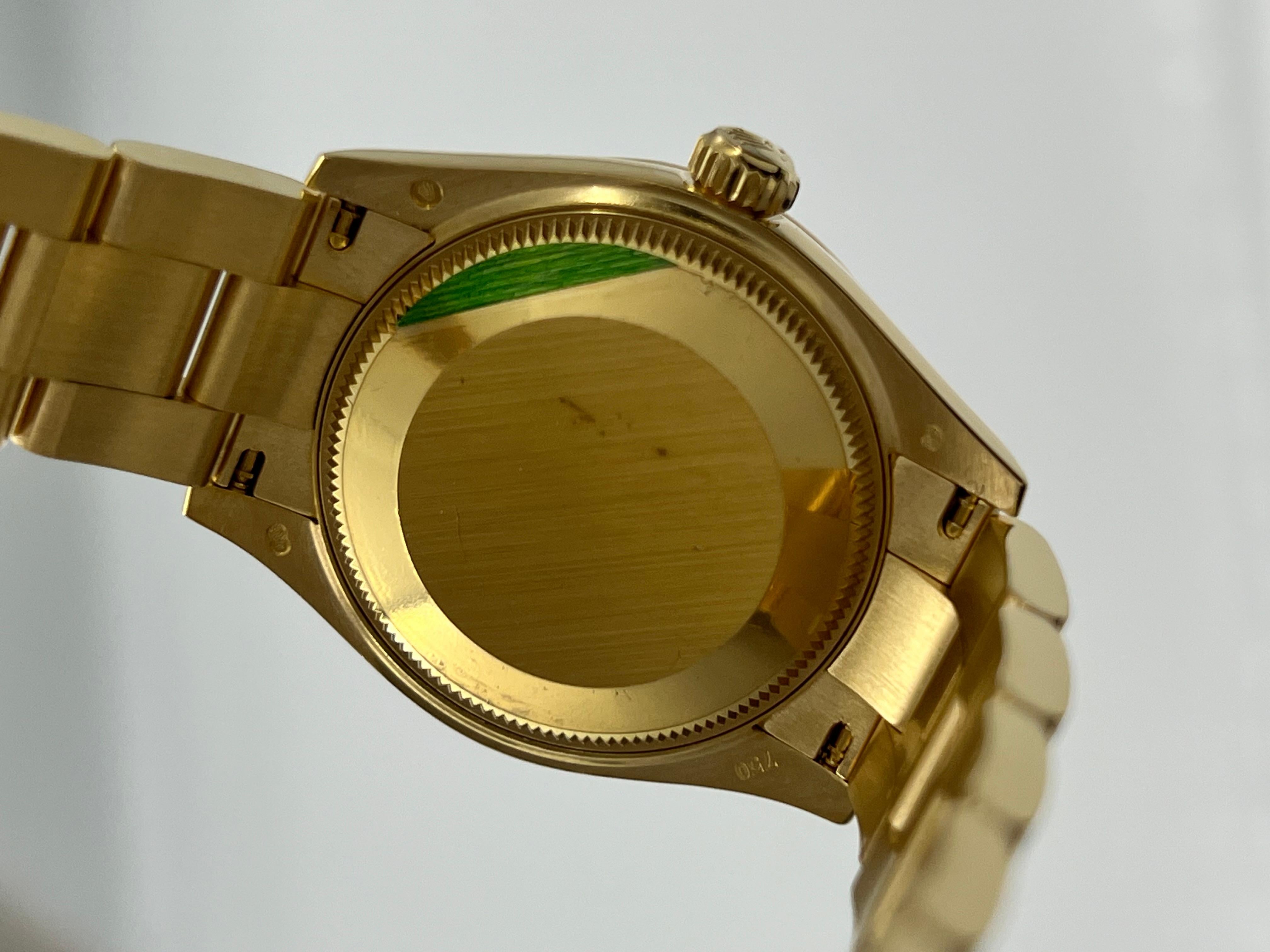 Rolex Datejust 18K Yellow Gold 278278 Midsize 31mm White Roman Dial Box Receipt For Sale 3