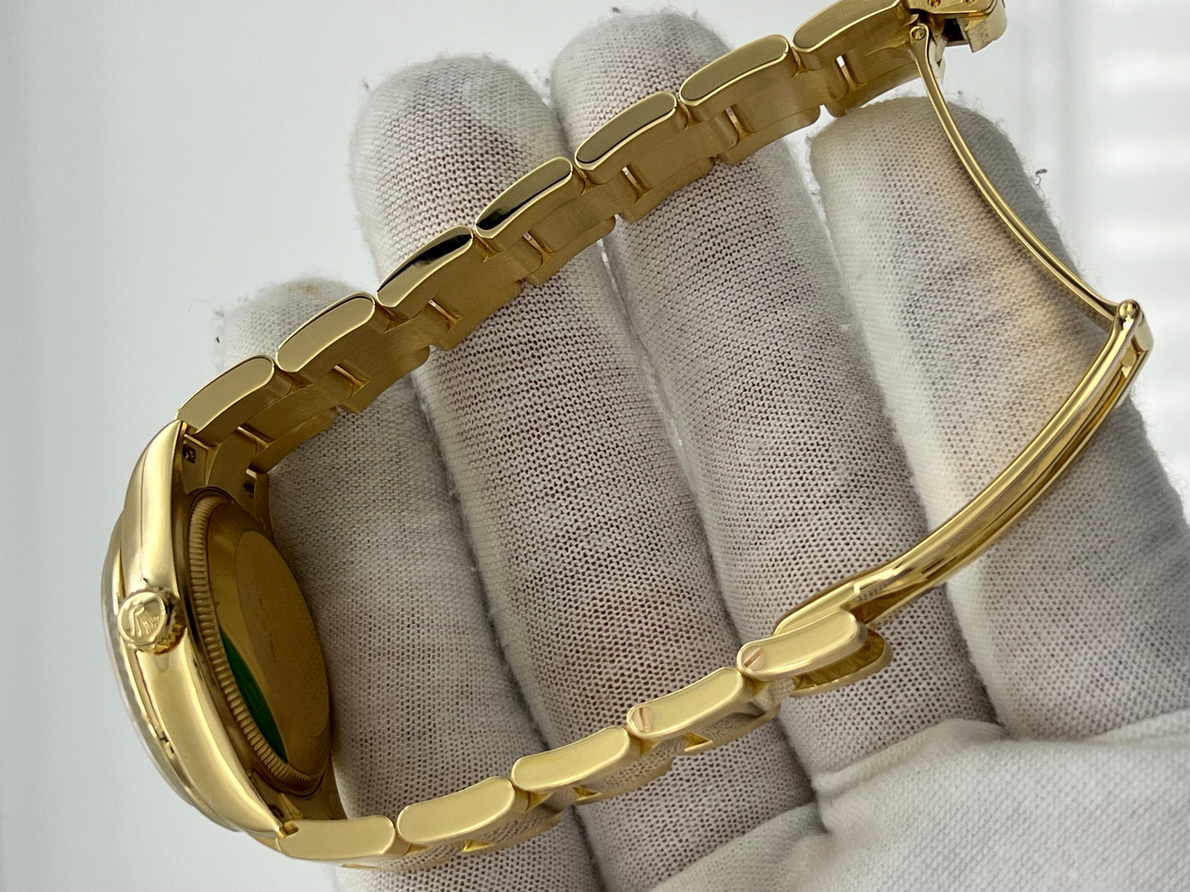 Rolex Datejust 18K Yellow Gold 278278 Midsize 31mm White Roman Dial Box Receipt For Sale 4