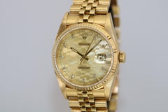 Rolex Datejust 18 Karat Yellow Gold Chevrolet Award Ref 16018, circa 1986