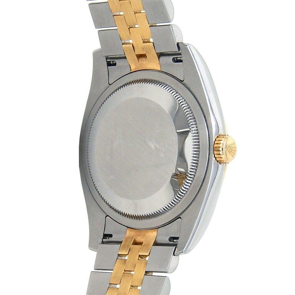 Rolex Datejust 18k Yellow Gold and Stainless Steel Automatic Men's Watch 116233 For Sale 2