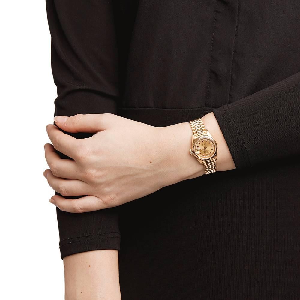 Rolex Datejust 18 Karat Yellow Gold Women’s 69178 5