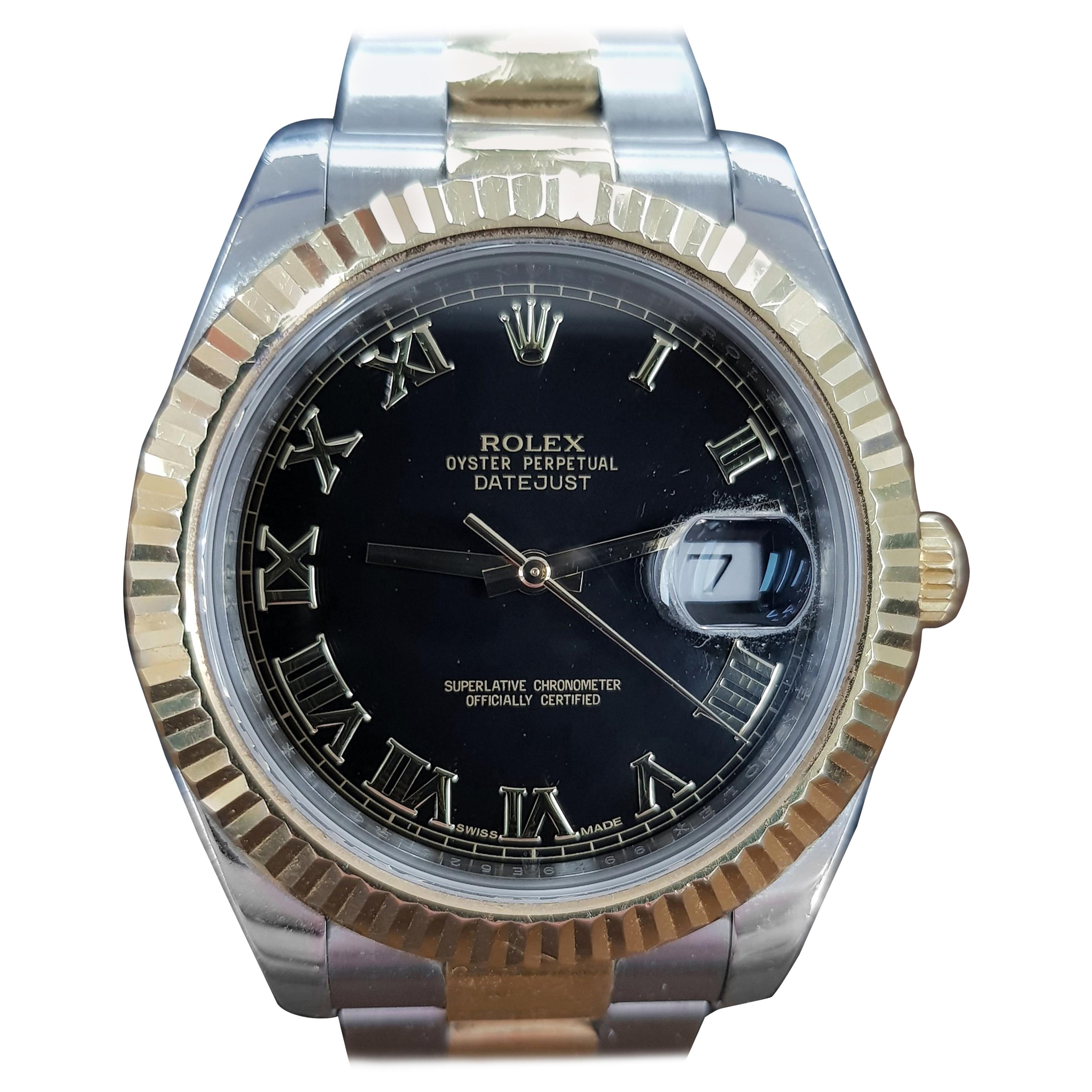 Rolex Datejust 2, Bi-Metal, Model Number 116333, Registered 2011 For Sale