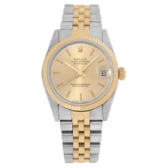 Rolex Datejust 2 Tone Champagne Stick Dial Ref. 68273