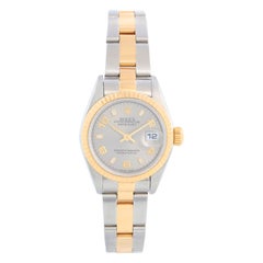 Vintage Rolex Datejust 2-Tone Ladies Steel & Gold Watch 79173