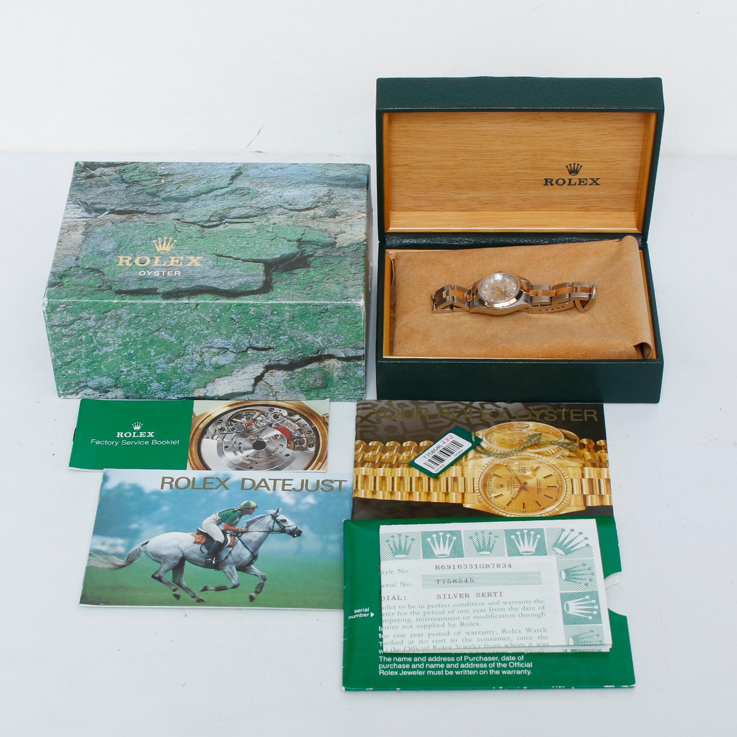 Rolex Datejust 2-Tone Ladies Watch 69163 2