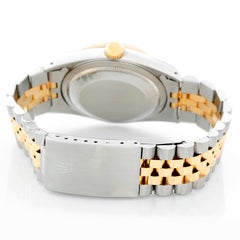 Rolex Datejust 2-Tone Men's Steel and Gold Blue Dial Watch 16013