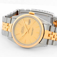 Rolex Datejust 2-Tone Men's Steel and Gold Watch 16233