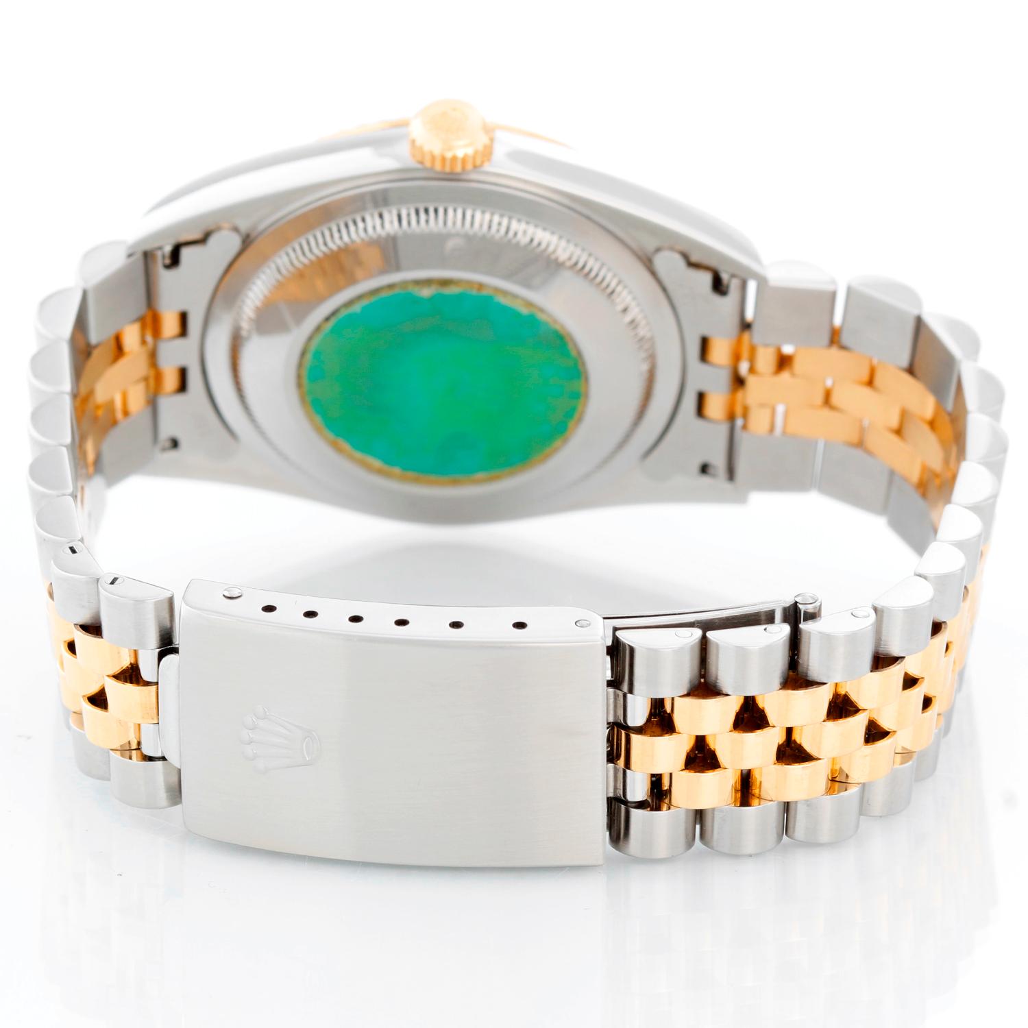 Rolex Datejust 2-Tone Men's Steel & Gold Watch 16233 In Excellent Condition In Dallas, TX
