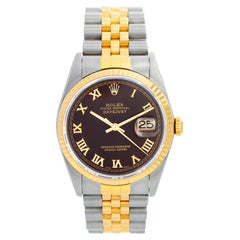 Rolex Datejust 2-Tone Herren Stahl & Gold Uhr 16233