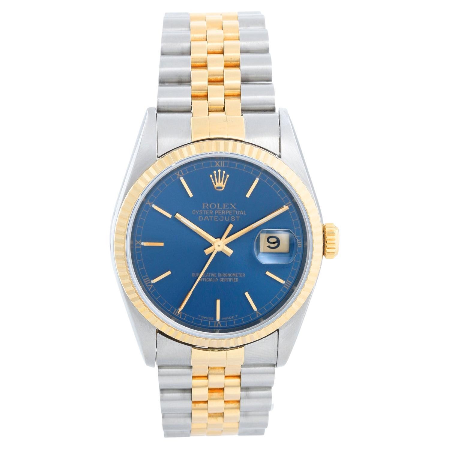 Rolex Datejust 2-Tone Men's Steel & Gold Watch 16233