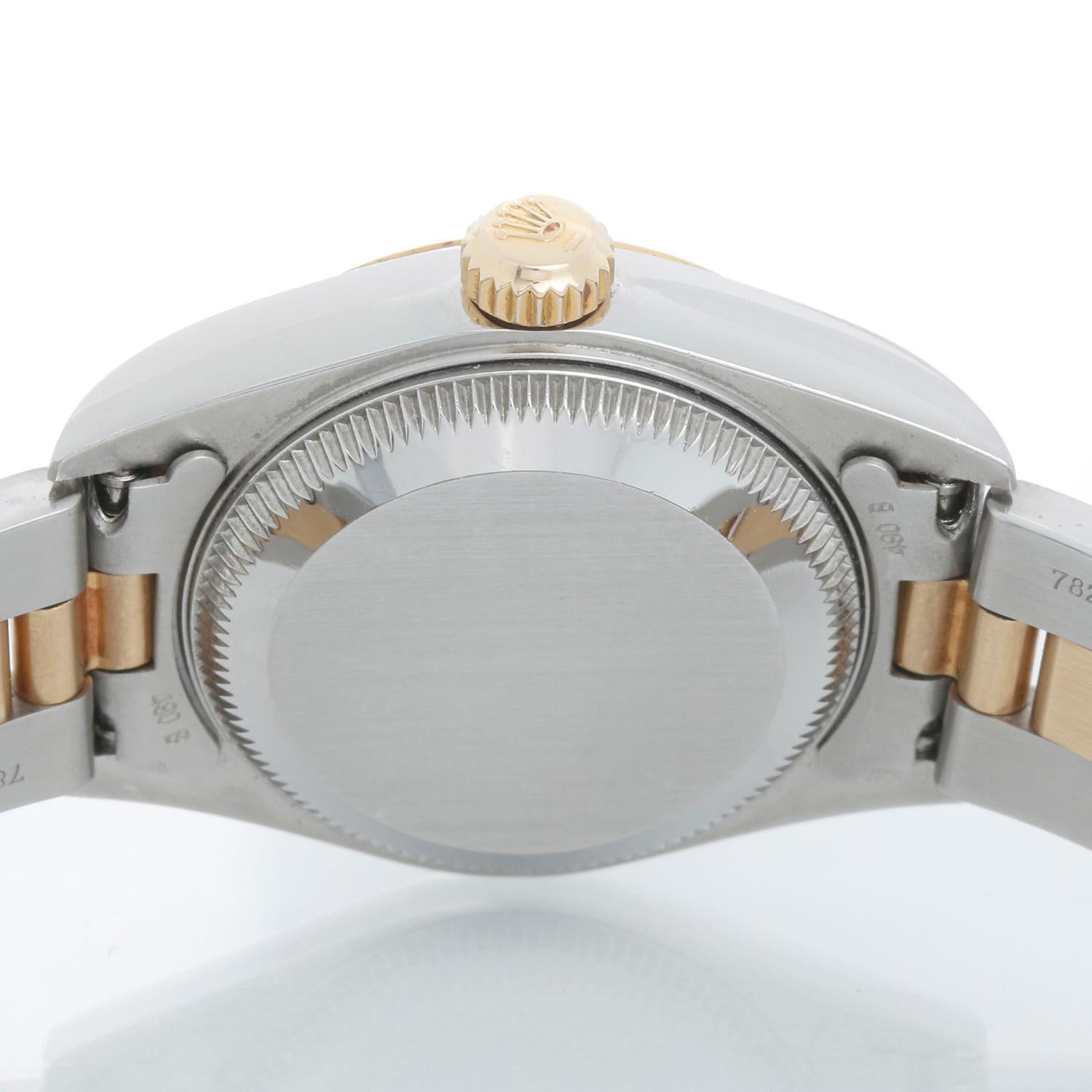 Rolex  Datejust 2-farbige Damenuhr aus Stahl und Gold 69173 2