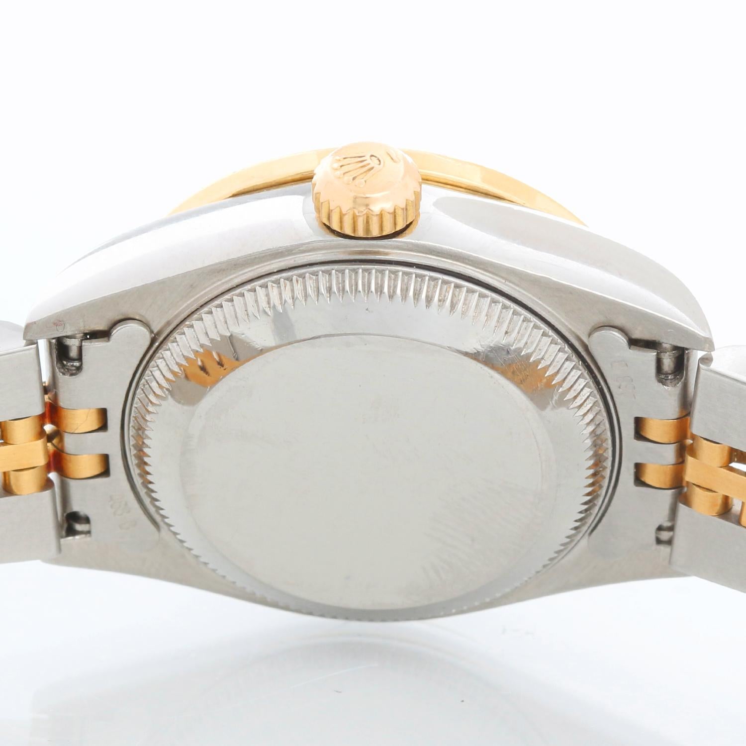 Rolex Datejust 2-farbige Damenuhr aus Stahl und Gold 79173 im Angebot 1
