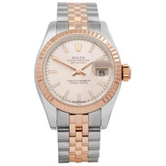 Rolex Datejust 26 179171 Ladies Stainless Steel and Rose Gold Watch