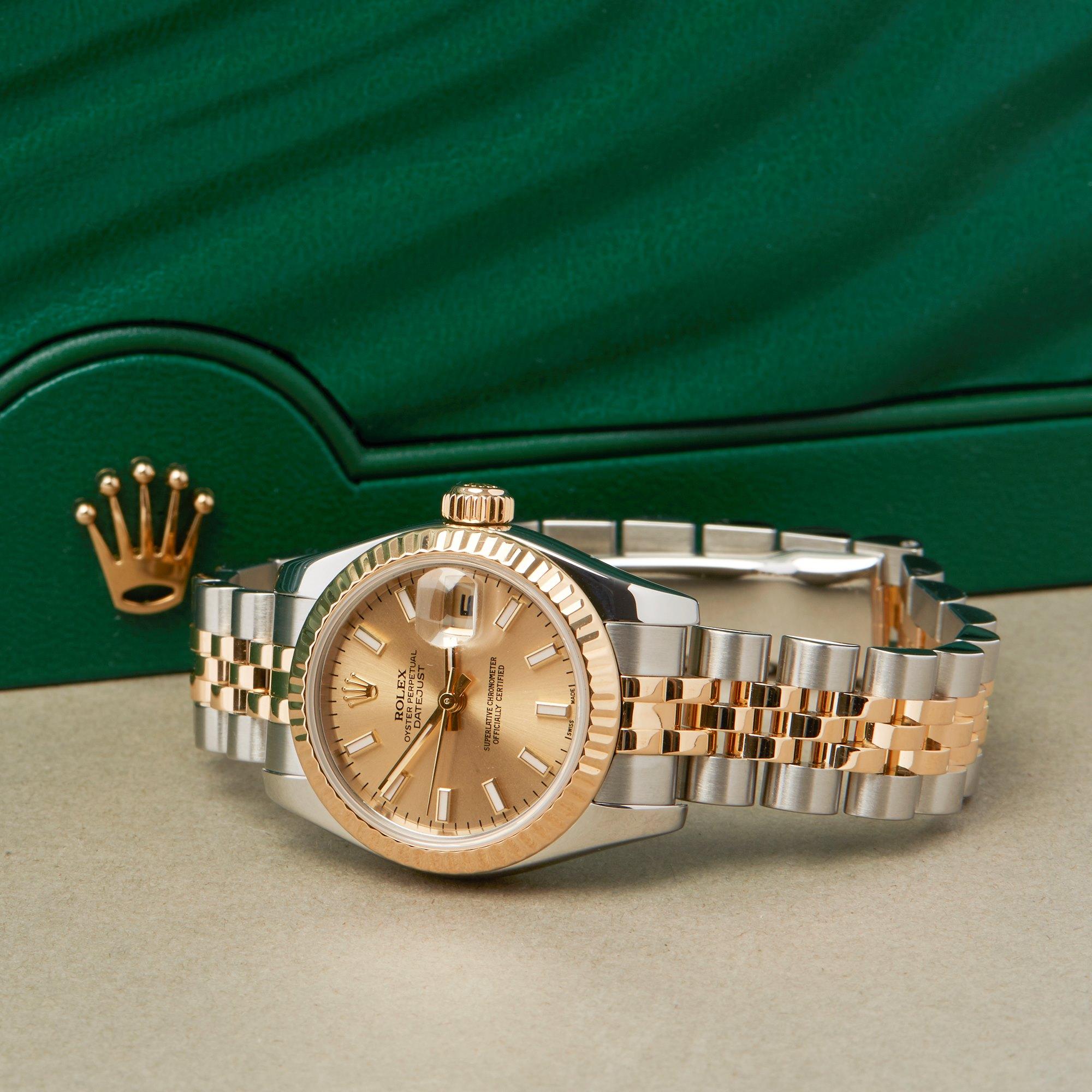 Rolex Datejust 26 179173 Ladies Stainless Steel and Yellow Gold 0 Watch 5