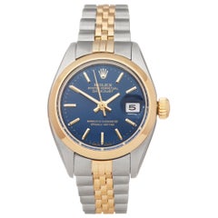 Rolex Datejust 26 18 Karat Edelstahl und Gelbgold Armbanduhr 6916