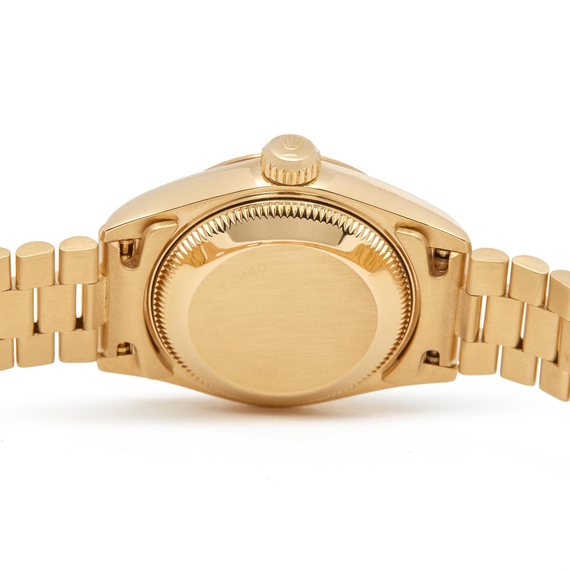 Rolex Datejust 26 18k Yellow Gold 69178G Wristwatch 2