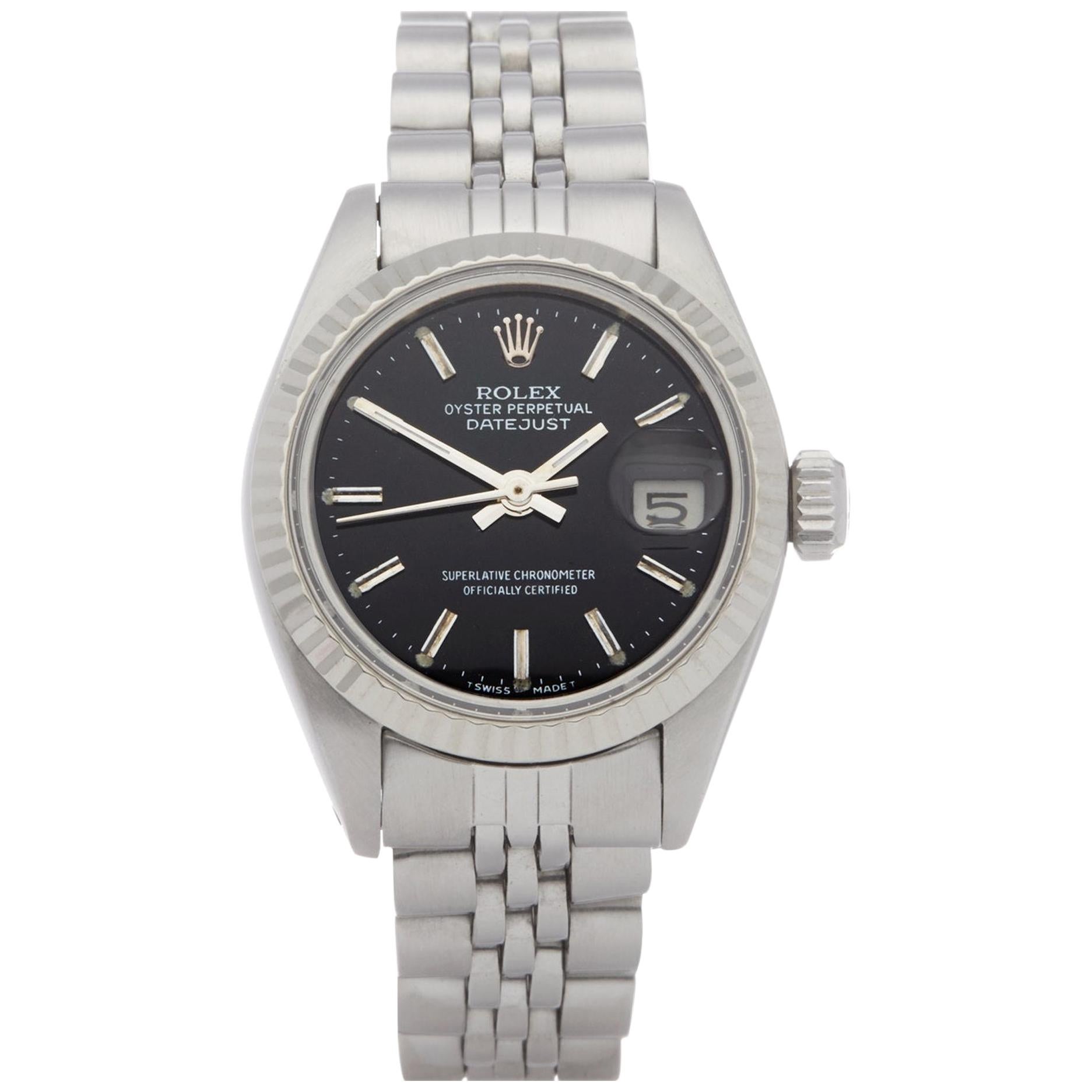 Rolex Datejust 26 6917 Ladies Stainless Steel and White Gold Watch
