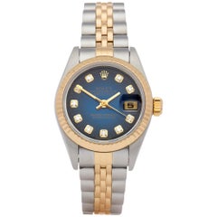 Rolex Datejust 26 69173 Ladies Stainless Steel and Yellow Gold Diamond Watch